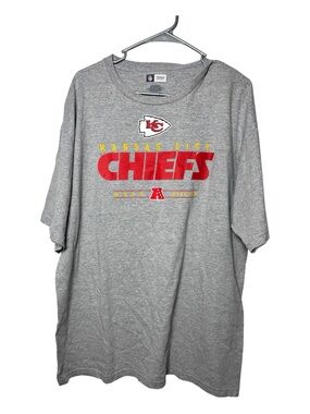 Kansas City Chiefs Gray Short Sleeve T-Shirt - NFL Team Tee